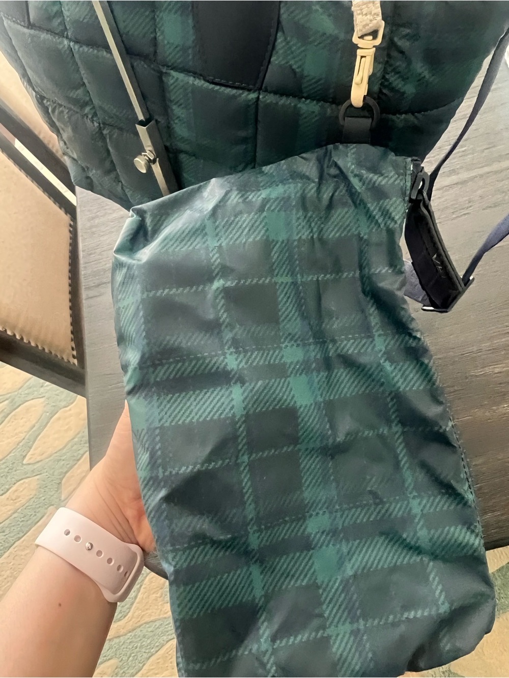 NWT VEE Collective Porter Small Plaid Tote - Picture 11 of 13